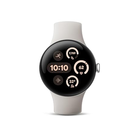 Google Pixel Watch 3 (41mm) Latest Model - Android Smartwatch, Heart Rate Tracking, Fitbit Advanced Running