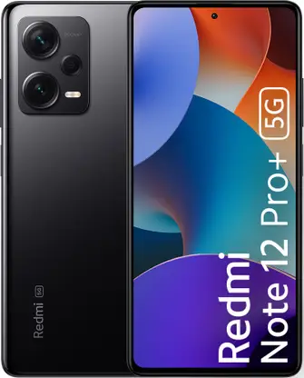 Redmi Note 12 Pro+ 5G (Obsidian Black, 12GB RAM, 256GB Storage)
