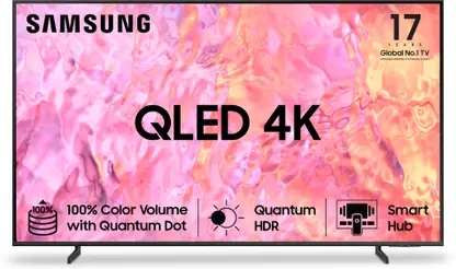 Samsung 138 cm (55 inch) QLED Ultra HD (4K) Smart Tizen TV with Quantum Processor Lite 4K | 100% Color Volume Quantum Dot 