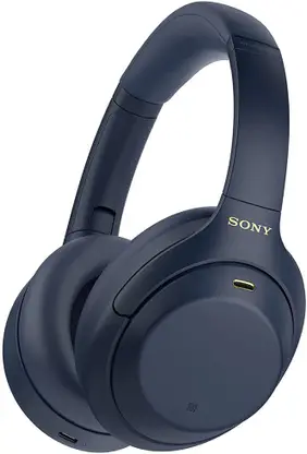  SONY WH1000XM4/LM Bluetooth  (Blue, On the Ear)