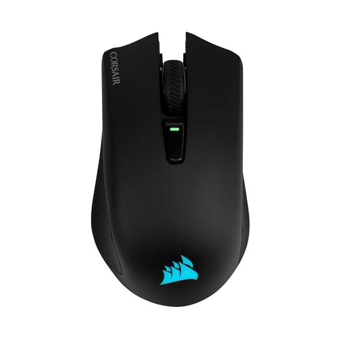 Corsair Harpoon Wireless RGB Lightweight FPS/MOBA Gaming Mouse – 10,000 DPI – 6 Programmable Buttons – Low-Latency Bluetooth – iCUE Compatible – PC, Mac, PS5, PS4, Xbox – Black