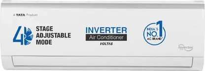 Voltas 2024 Model 1.5 Ton 5 Star Split Inverter AC - White  (185V Vectra Elite(4503617), Copper Condenser)
