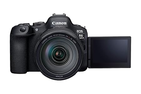 Canon EOS R6 Mark II Mirrorless Camera Body with 24-105mm USM Lens  (Black)